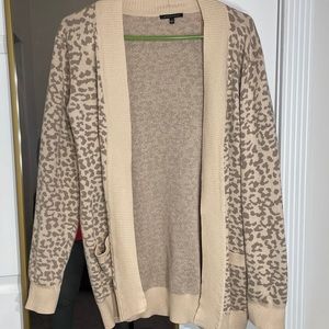 **Leopard Print Cardigan**